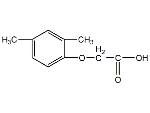 4-氯-2-甲基苯氧基乙酸结构式
